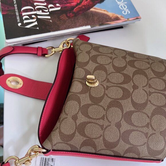 Coach Addie Crossbody In Signature Canvas c2817 - Picture 2 of 6